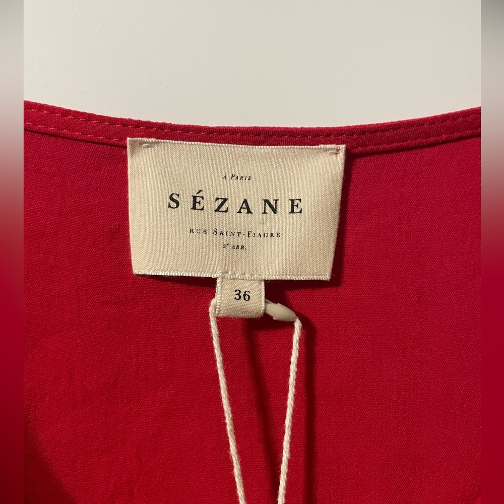 NWT Sezane blouse Aretha - Picture 3 of 4